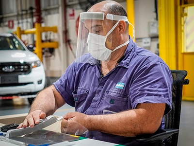 Ford reanudó su producción en planta Pacheco con elevados protocolos de seguridad